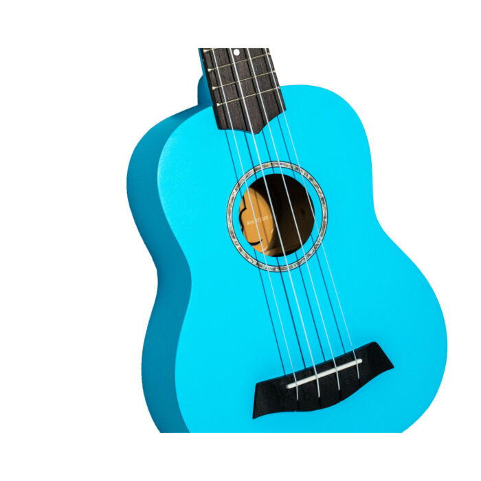 Ukelele Soprano Bones SP200S-LB Linden Azul Cielo Satinado - Imagen 3