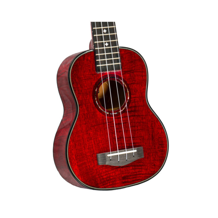 Ukelele Soprano Bones SP600S-RD Arce Rojo Brillo - Imagen 3