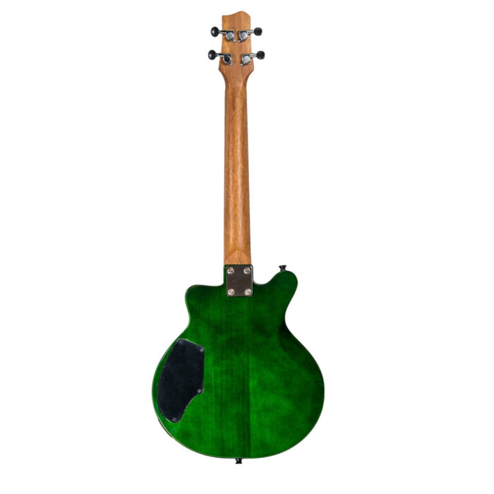 Ukelele Tenor Bones BT-1TG Verde Transparente Eléctrico - Imagen 2