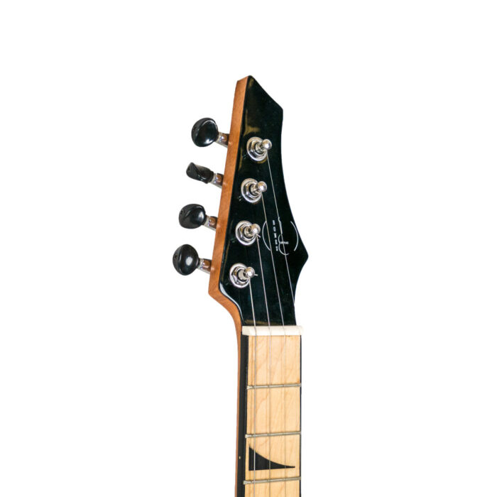 Ukelele Tenor Bones BE-3TB Negro Transparente Eléctrico - Imagen 3