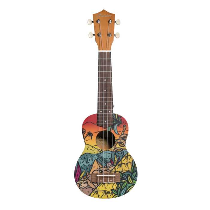 Ukelele Soprano Bamboo B1E-HC Hot Caribe