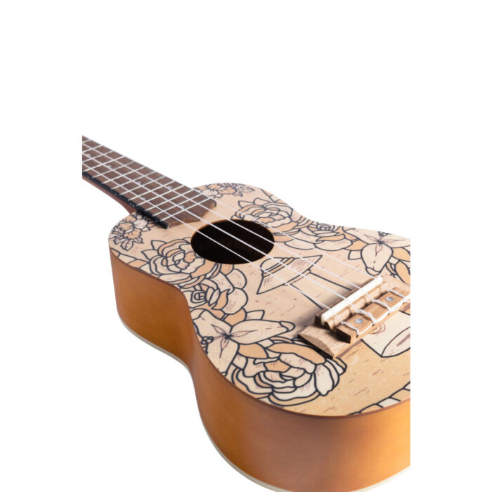 Ukelele Soprano Bamboo B1E-TE Terra - Imagen 3