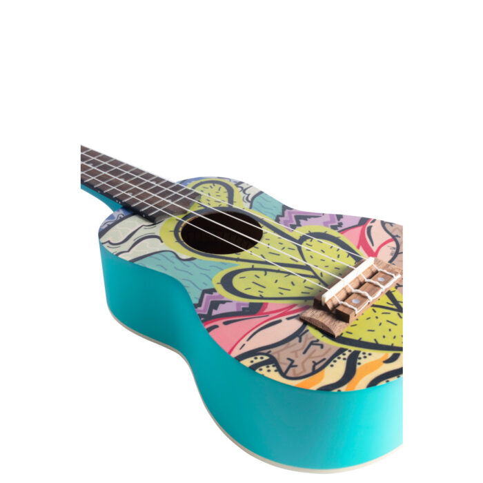 Ukelele Soprano Bamboo B1E-CA Cactus - Imagen 3