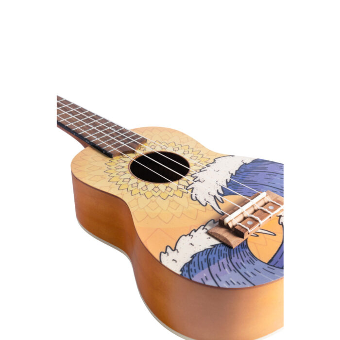 Ukelele Soprano Bamboo B1E-WV Wave - Imagen 3