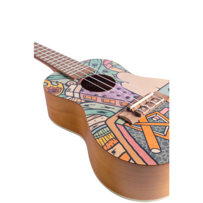 Ukelele Concert Bamboo BU23-CT Magic City - Imagen 3