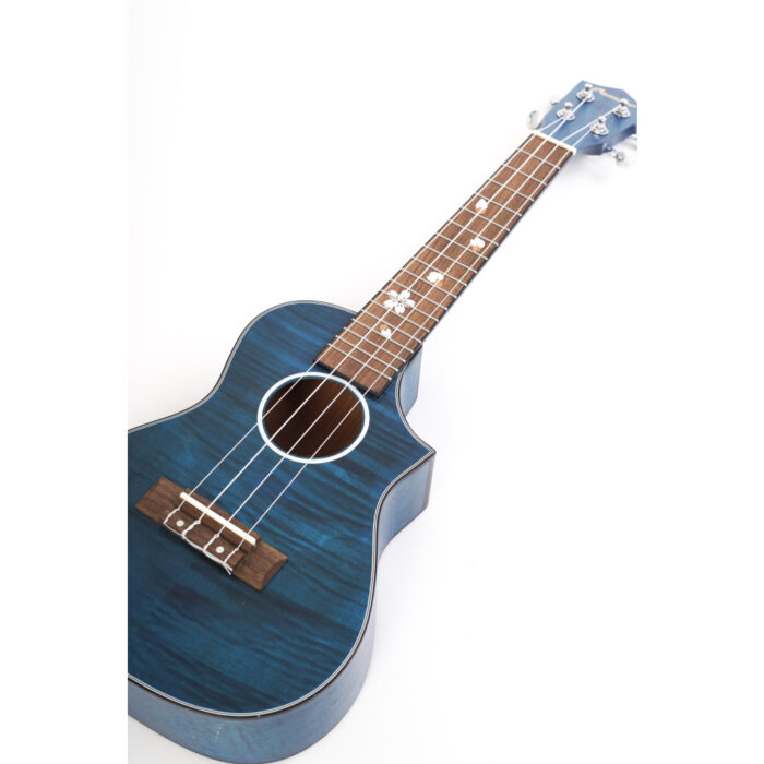 Ukelele Concert Bamboo BU23-BL Tiger Okume - Imagen 5