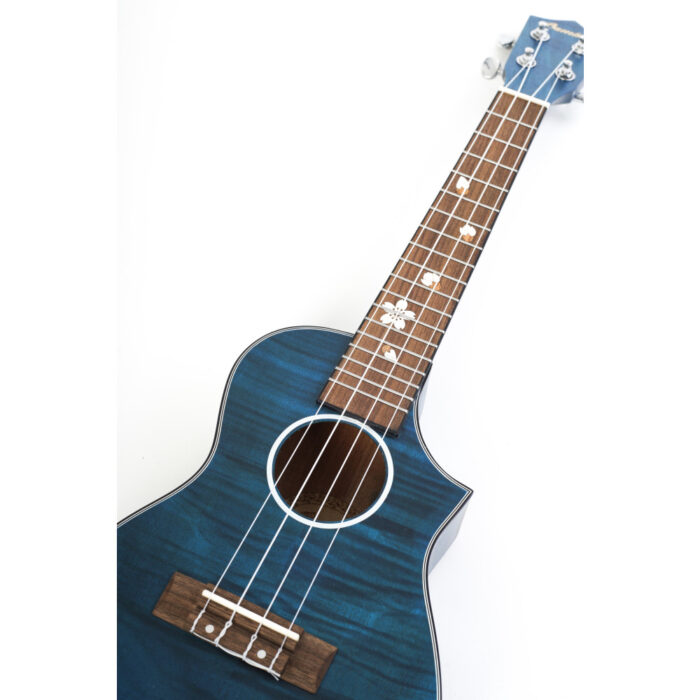 Ukelele Concert Bamboo BU23-BL Tiger Okume - Imagen 6