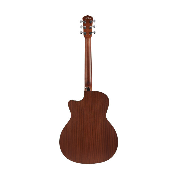 Guitarra Acústica Veelah VGACSM-E BLK Negra Electrificada Cutaway - Imagen 3