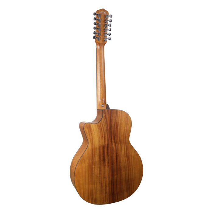 Guitarra Acústica Veelah VGACE-Koa Cutaway Electrificada 12 cuerdas - Imagen 2