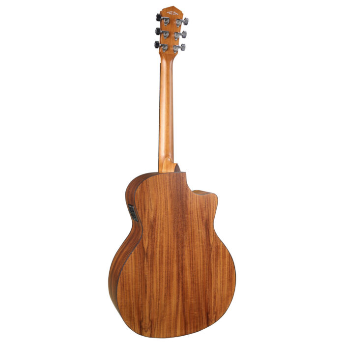 Guitarra Acústica Veelah VGACE-Koa Cutaway Electrificada para zurdos - Imagen 2