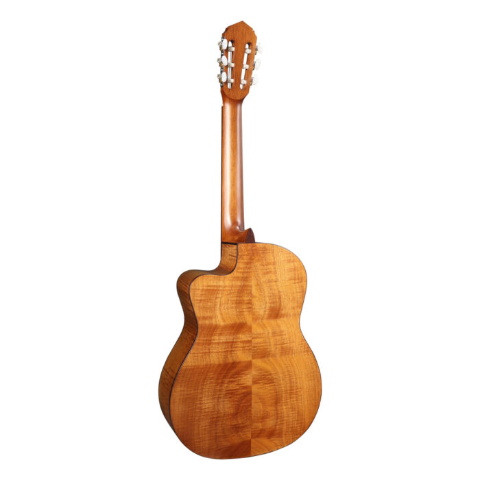 Guitarra Clásica Veelah VEE-101 Cutaway Electrificada Azul Denim - Imagen 2