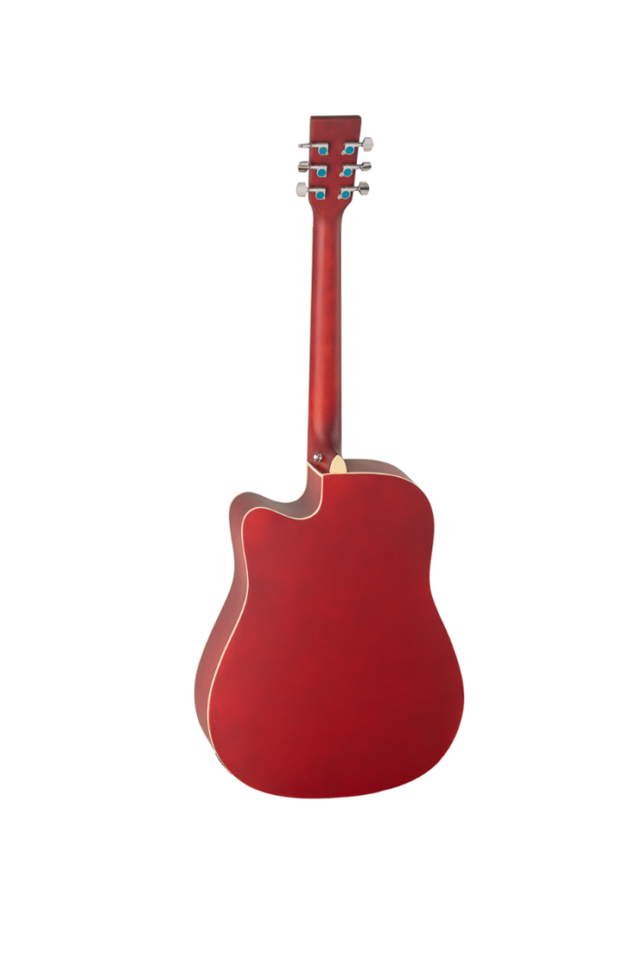 GUITARRA ACÚSTICA DAYTONA A411CE ELECTRIFICADA ROJA - Imagen 2