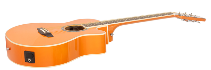 GUITARRA ACÚSTICA ADMIRA INDIANA NARANJA BRILLO - Imagen 3