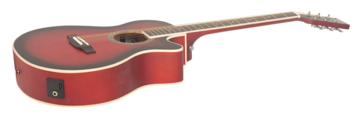 GUITARRA ACÚSTICA ADMIRA INDIANA ROJA BRILLO - Imagen 3