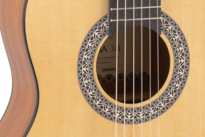 GUITARRA CLÁSICA ADMIRA ALBA 3/4 CADETE SERIE INICIACIÓN BRILLO - Imagen 3