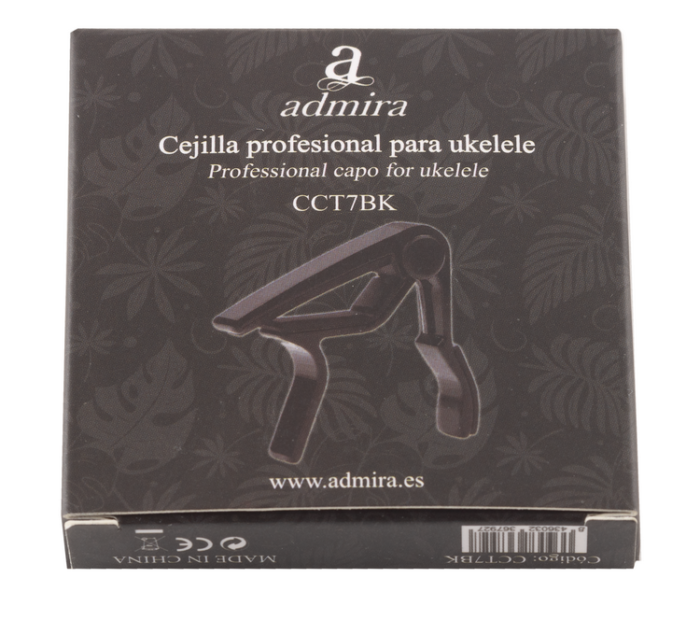 CEJILLA ADMIRA PARA UKELELE ACABADO NEGRO