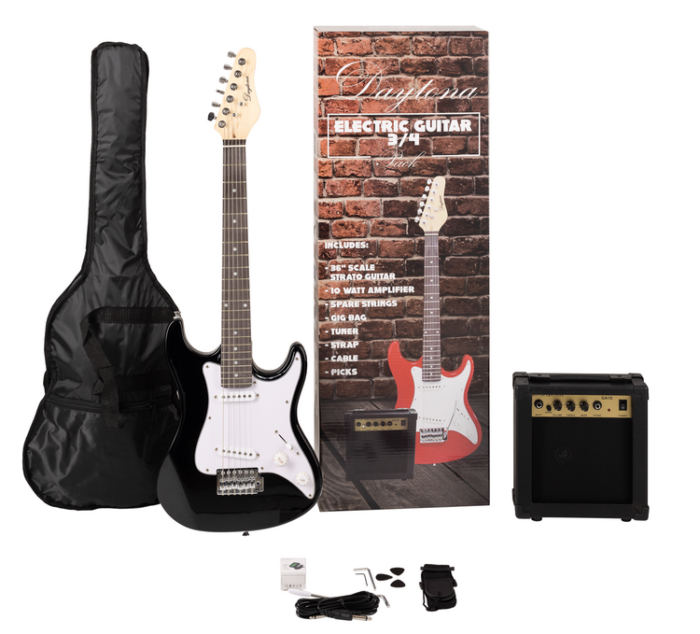 PACK DE GUITARRA ELÉCTRICA 3/4 DAYTONA ST NEGRA