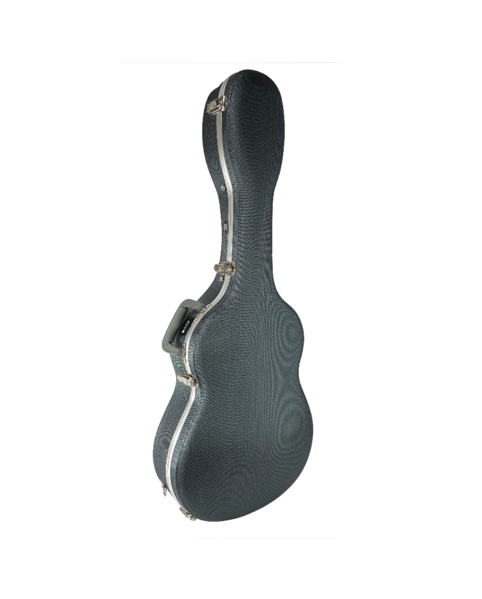 ESTUCHE EK PARA GUITARRA CLÁSICA DE ABS Y CARBONO GRIS