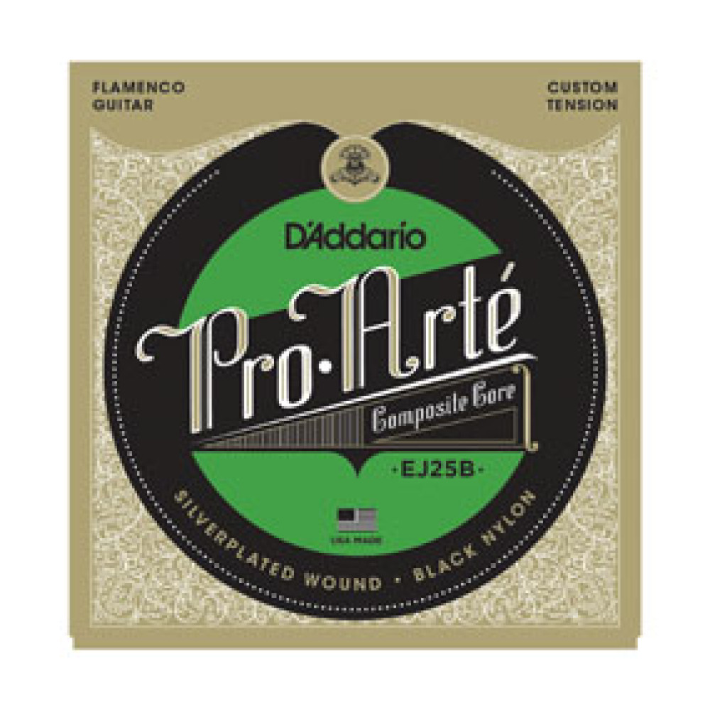 Juego Cuerdas Guitarra Flamenco D’Addario EJ-25B Black Nylon