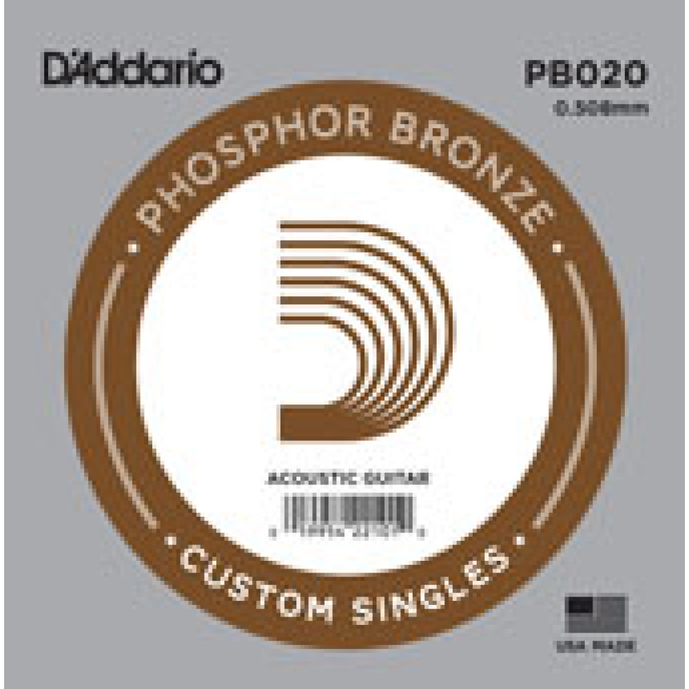 Cuerda Guitarra Acústica D’Addario PB-026B