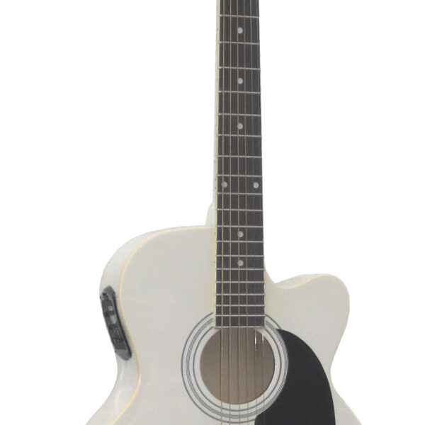 GUITARRA ACÚSTICA ELECTRIFICADA DAYTONA A401CEWH BLANCA