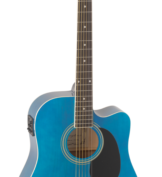 GUITARRA ACÚSTICA DAYTONA A411CE ELECTRIFICADA AZUL