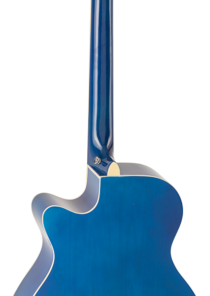 GUITARRA ACÚSTICA ADMIRA INDIANA AZUL SATINADA