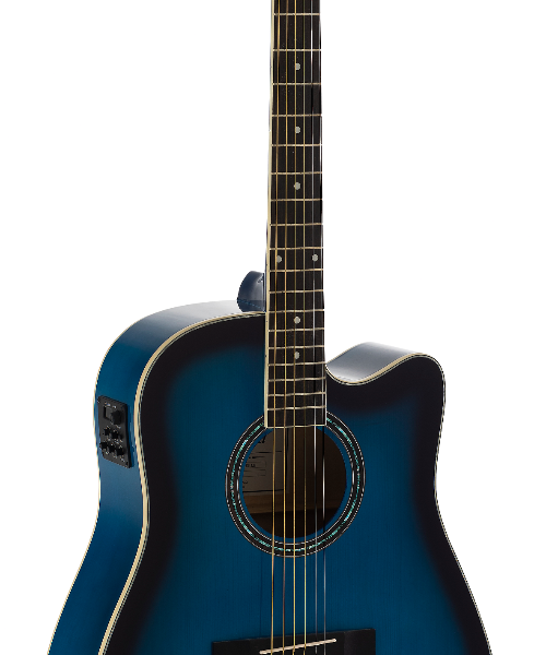 GUITARRA ACÚSTICA ADMIRA TENNESSEE AZUL BRILLO