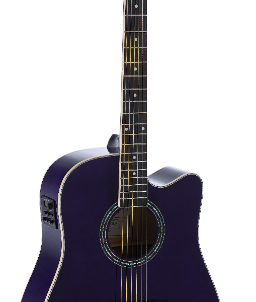 GUITARRA ACÚSTICA ADMIRA TENNESSEE MORADA SATINADA