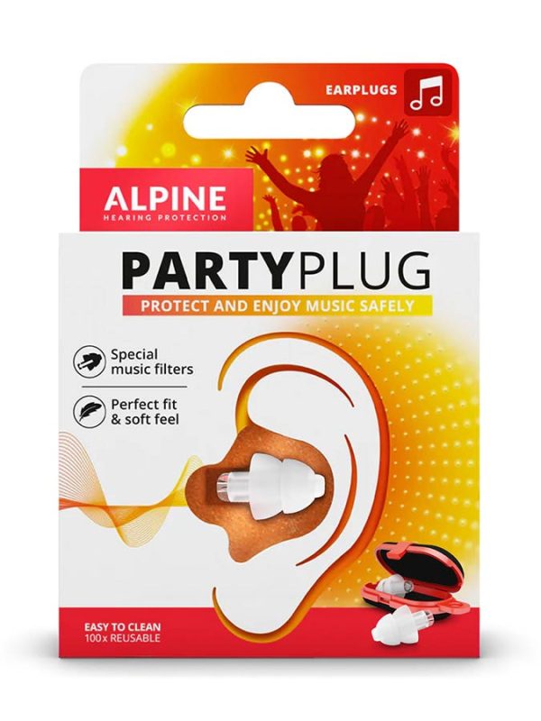 TAPONES OÍDOS PARTYPLUG TRANSPARENTES