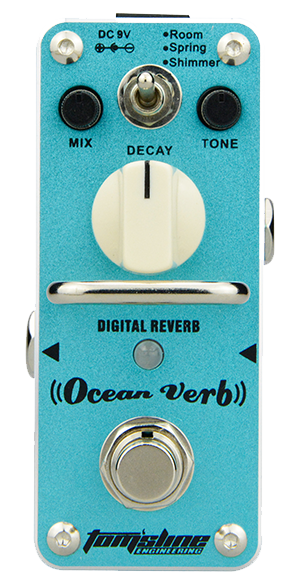 PEDAL GUITARRA ELÉCTRICA TOMSLINE OCEAN REVERB