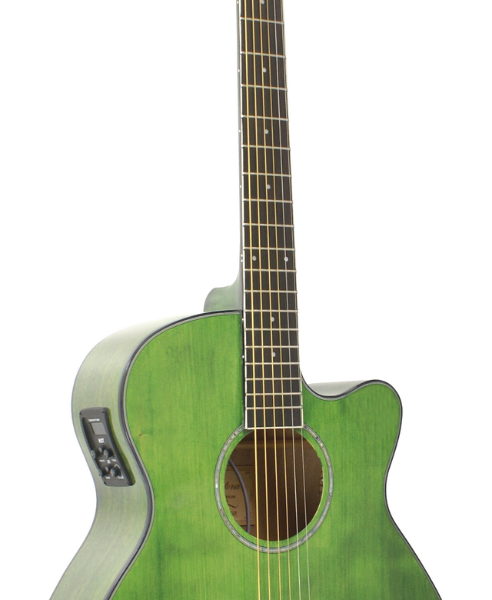 GUITARRA ACÚSTICA DAYTONA MINI JUMBO VERDE