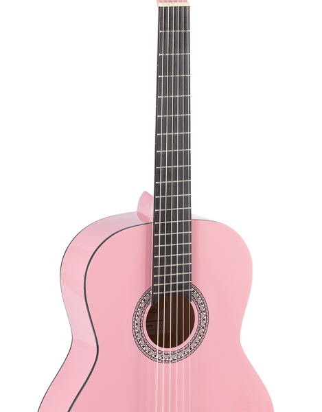 GUITARRA CLÁSICA ROCIO C7 (1/2) CADETE 85 CMS ROSA