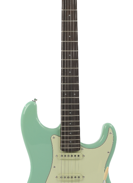 GUITARRA ELÉCTRICA PRODIPE SERIE ST80-MA STRATOCASTER SURF GREEN