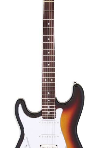 GUITARRA ELÉCTRICA ARIA STG-004-3TS SOMBREADA ZURDA