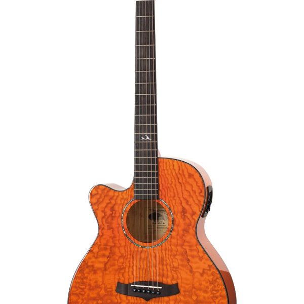 GUITARRA ACÚSTICA SUPER FOLK ZURDA SERIE AZURE