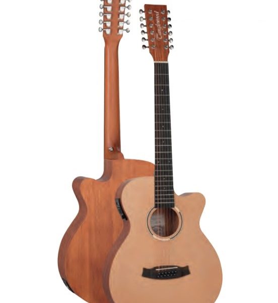 GUITARRA TANGLEWOOD SUPER FOLK CUTAWAY ELECTRIFICADA 12 CUERDAS