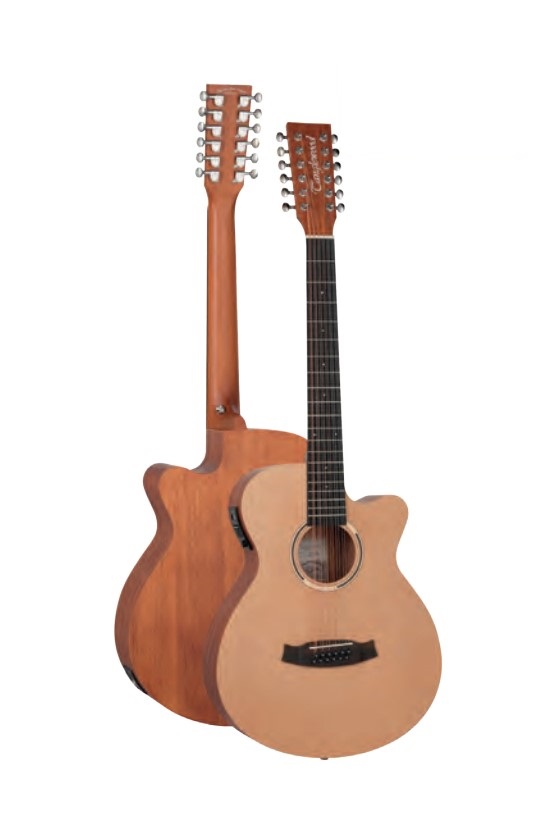 GUITARRA TANGLEWOOD SUPER FOLK CUTAWAY ELECTRIFICADA 12 CUERDAS