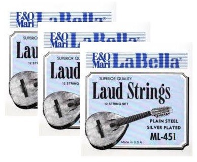 ML453 Tercera Cuerda de Laud La Bella ML-450 (2 unidades)